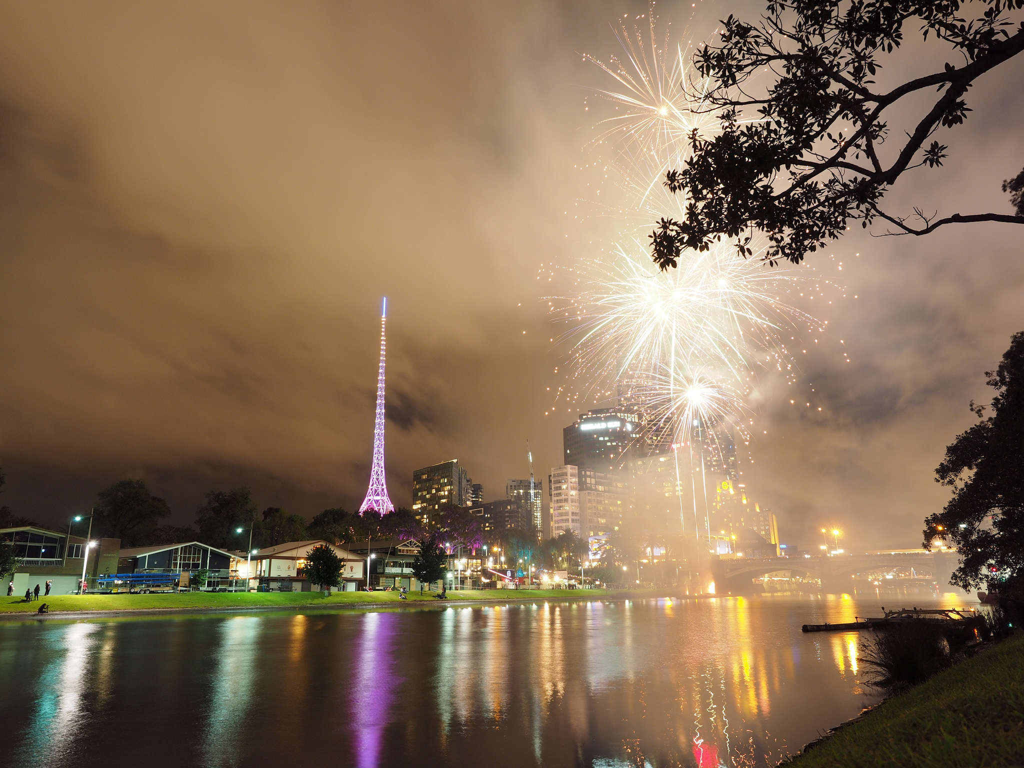 Diwali lights up Melbourne.