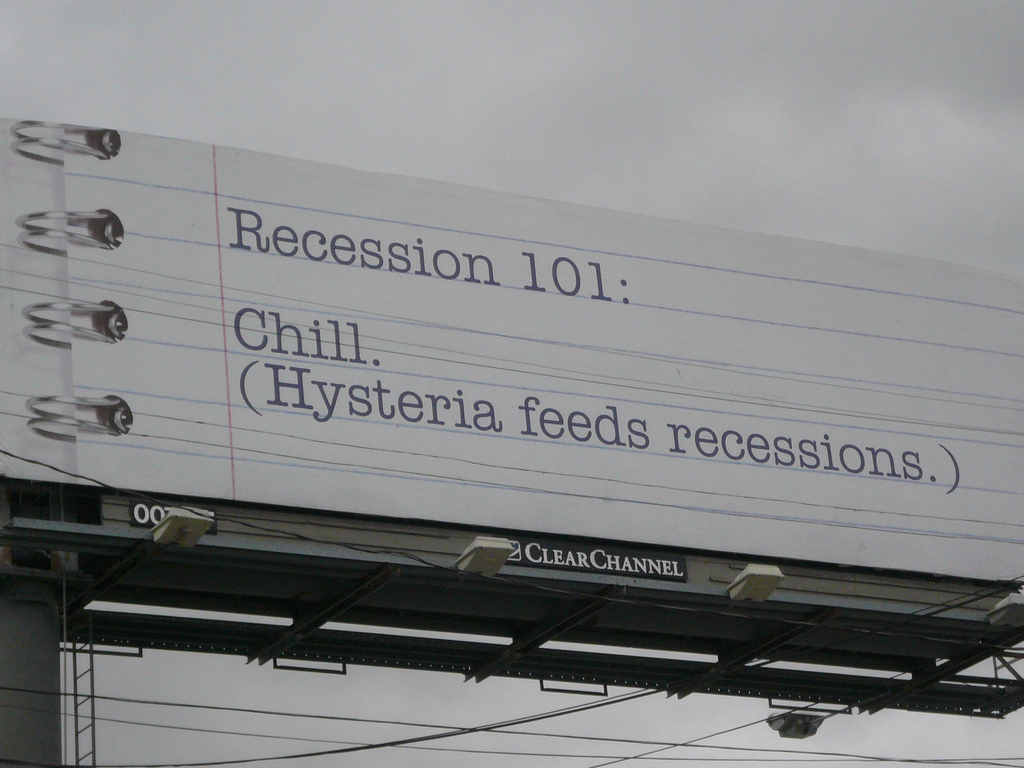 Crash course in marketing through a recession.