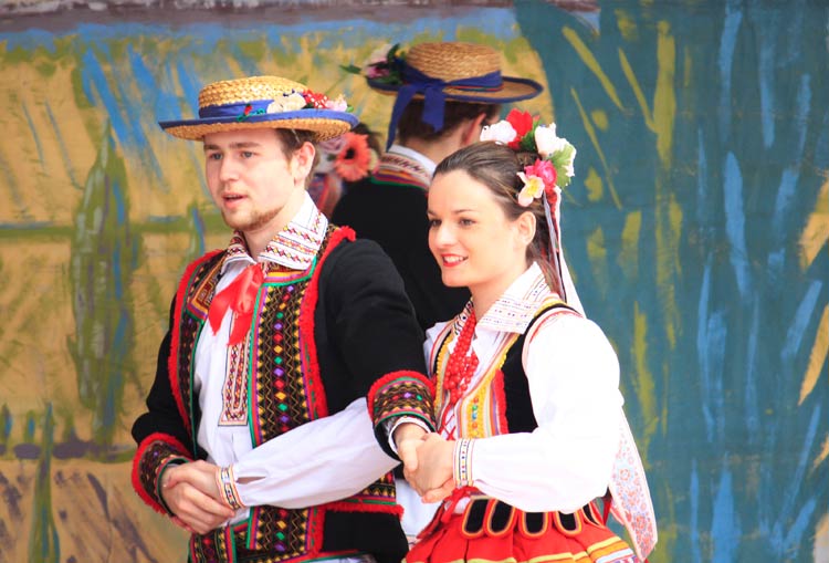 Polish festivities at Federation Square.